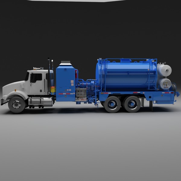 3d x hot oil truck - Hot Oil Truck Round by Dsmodels